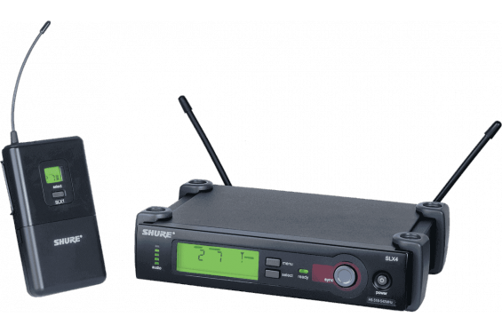 SHURE - Kit complet SLX14E J3 avec &eacute;metteur + r&eacute;cepteur pour guitare (Neuf)