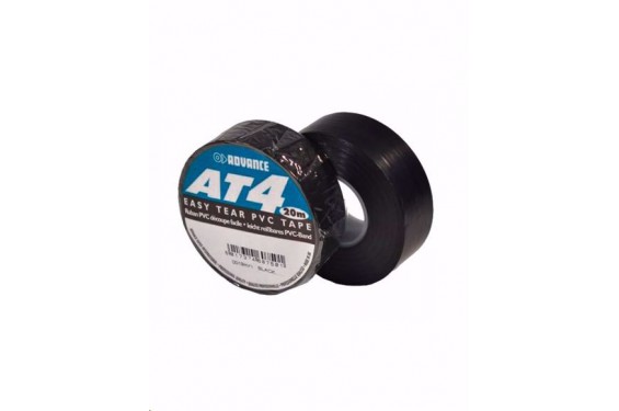 ADVANCE - Tape isolant AT4 PVC - Souple - Noir 19mm X 20M (Neuf)